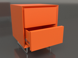 Mueble TM 012 (abierto) (400x400x500, naranja brillante luminoso)