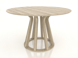 Table à manger Ø 1200 mm (chêne éclairci)