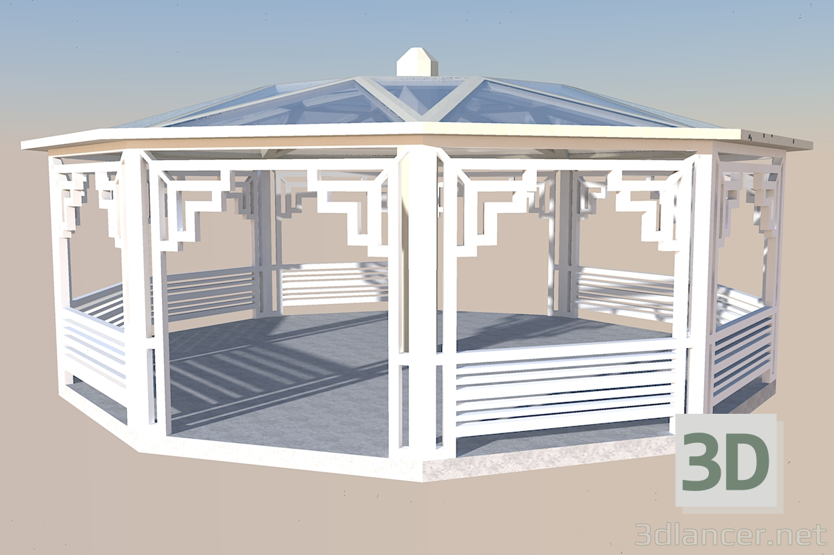 3d модель Альтанка – превью
