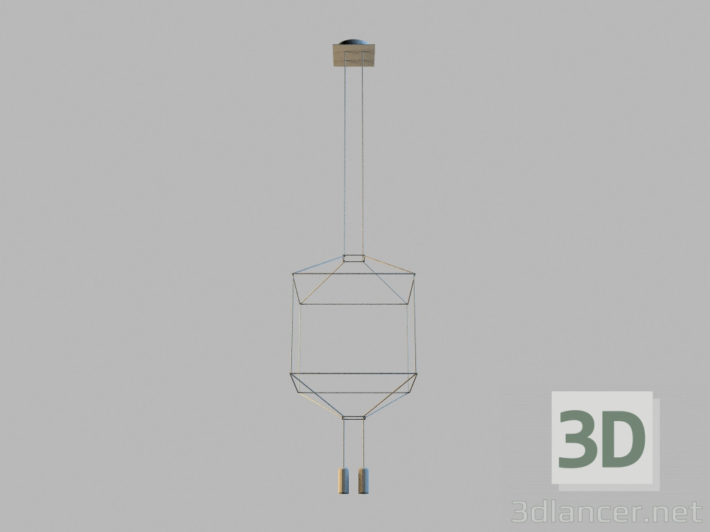 modello 3D Lampada a sospensione 0311 - anteprima