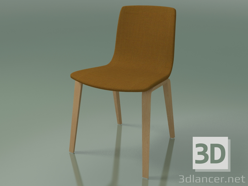 3D Modell Stuhl 3955 (4 Holzbeine, gepolstert, Eiche) - Vorschau