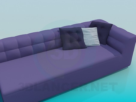 modelo 3D Un conjunto de muebles tapizados con mesa - escuchar modelo 3D Un conjunto de muebles tapizados con mesa - escuchar