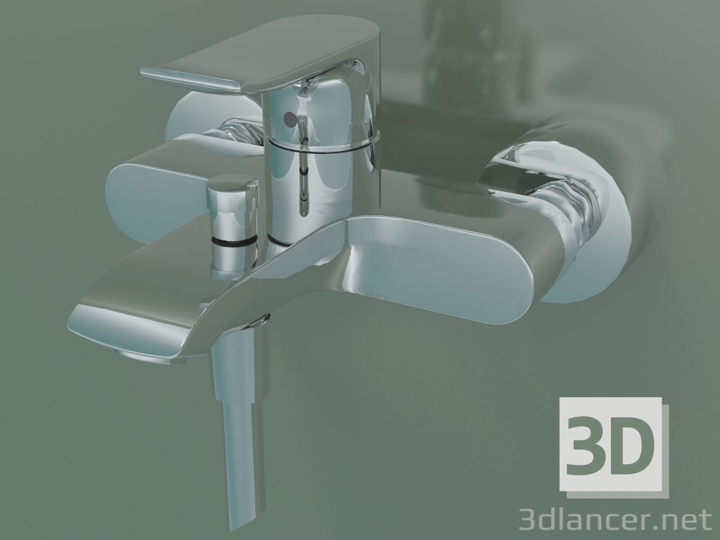 3D modeli Tek kollu banyo bataryası (31480000) - önizleme