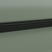 3d модель Горизонтальный радиатор RETTA (4 секц 1500 мм 60х30, черный глянцевый) – превью