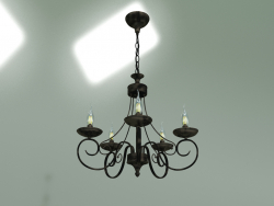 Pendant chandelier 22404-5 (black with gold)