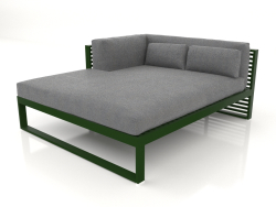 XL modular sofa, section 2 left (Bottle green)