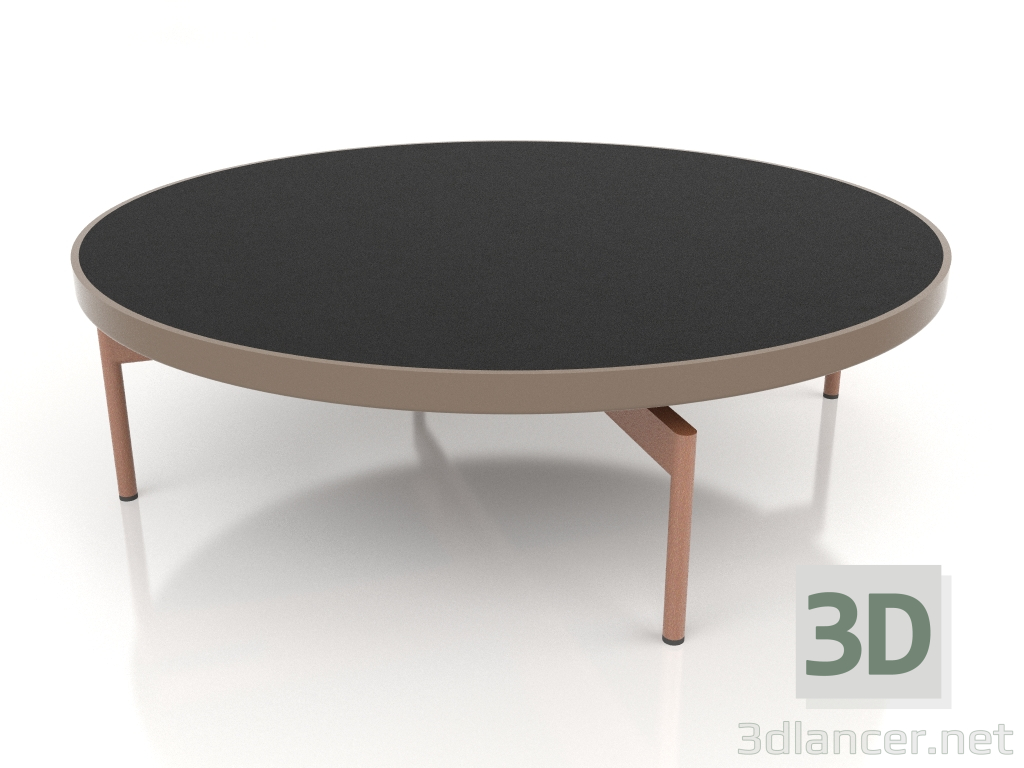 modello 3D Tavolino rotondo Ø120 (Bronzo, DEKTON Domoos) - anteprima