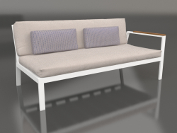 Modulo divano, sezione 1 destra (Bianco)