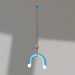 modello 3D Lampada a sospensione MOROSHKA ad arco - anteprima