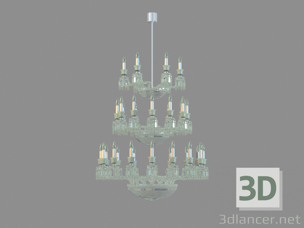 3D modeli Люстра TOURBILLON 34L - önizleme