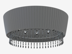 Ceiling lamp with shade (C110237 8black)