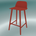 3d model Bar stool Nerd (65 cm, Red) - preview
