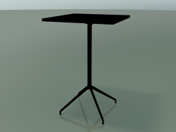 Стол квадратный 5714, 5731 (H 105 - 69x69 cm, разложенный, Black, V39)