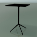3d model Square table 5714, 5731 (H 105 - 69x69 cm, spread out, Black, V39) - preview