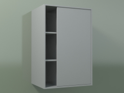 Настінна шафа з 1 правої дверцятами (8CUCBDD01, Silver Gray C35, L 48, P 36, H 72 cm)