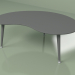 3d model Coffee table Kidney monochrome (dark gray) - preview