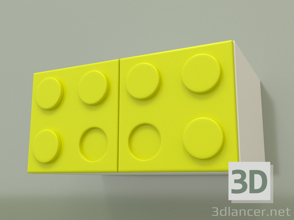 3D modeli Asma kat (Kireç) - önizleme