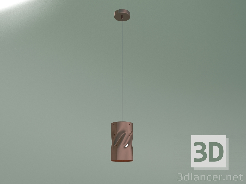 3d model Lámpara colgante Spin 50184-1 (cobre) - vista previa