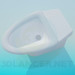 modèle 3D Toilettes de triangle - preview