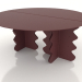 3d model Coffee table 85 x 36 cm (burgundy) - preview