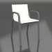 3d model Dining chair model 3 (Anthracite) - preview