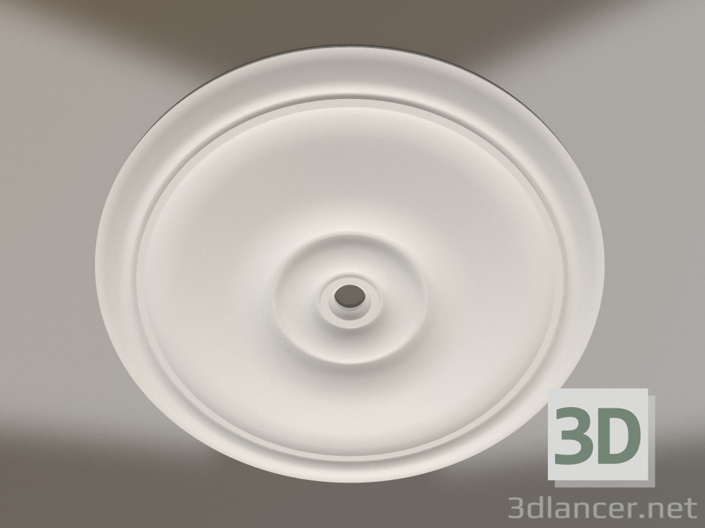 3d model Gypsum ceiling socket RP 016 D=610 - preview