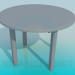 modèle 3D Table ronde - preview