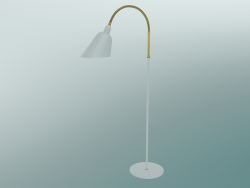Floor lamp Bellevue (AJ7, White & Brass)