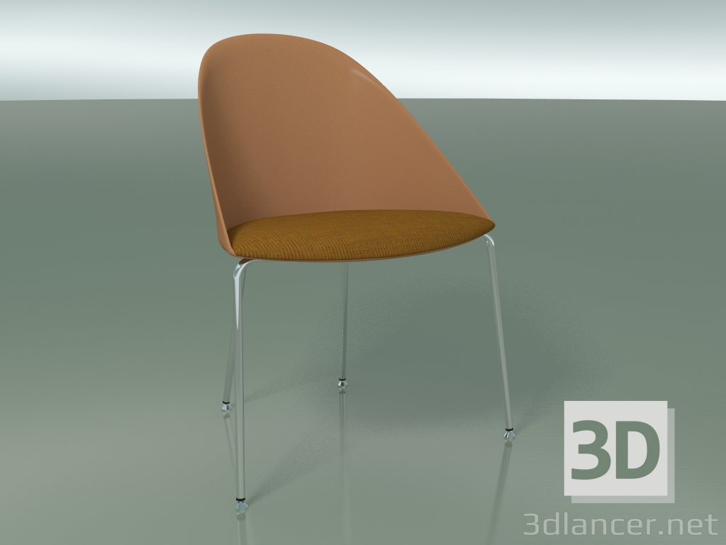 3D Modell Stuhl 2201 (4 Beine, CRO, mit Kissen, PC00004 Polypropylen) - Vorschau