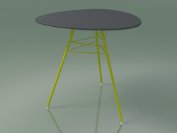 Street table with a triangular worktop 1812 (H 74 - D 79 cm, HPL, V37)