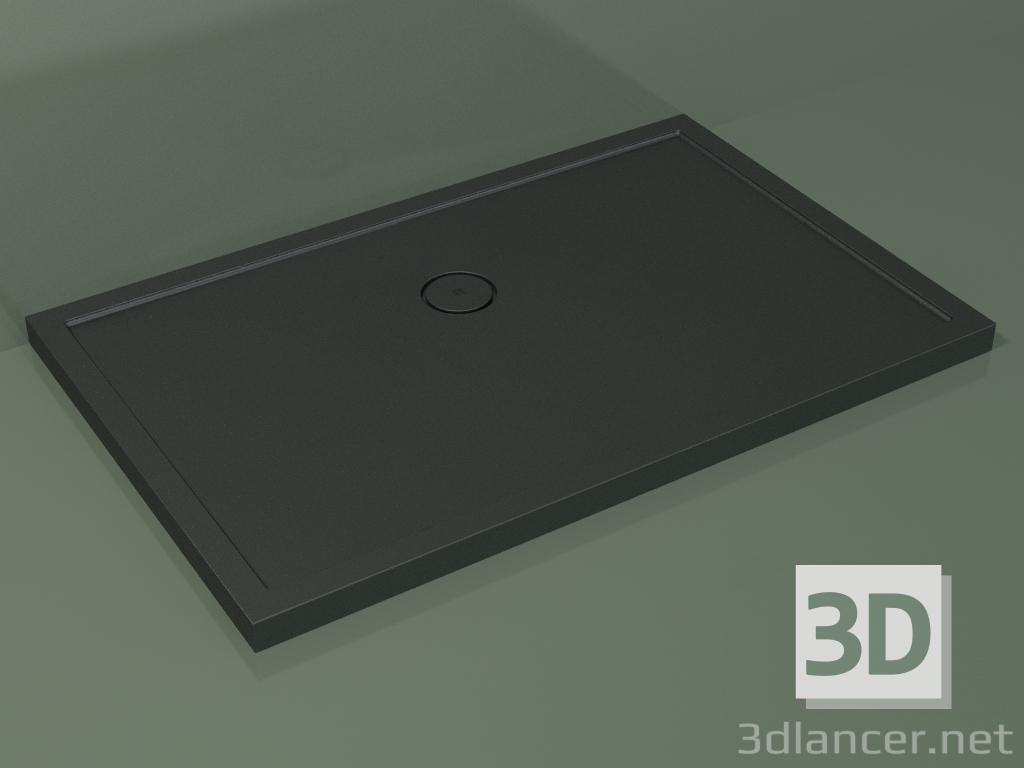 modèle 3D Receveur de douche Medio (30UM0132, Deep Nocturne C38, 140x90 cm) - preview
