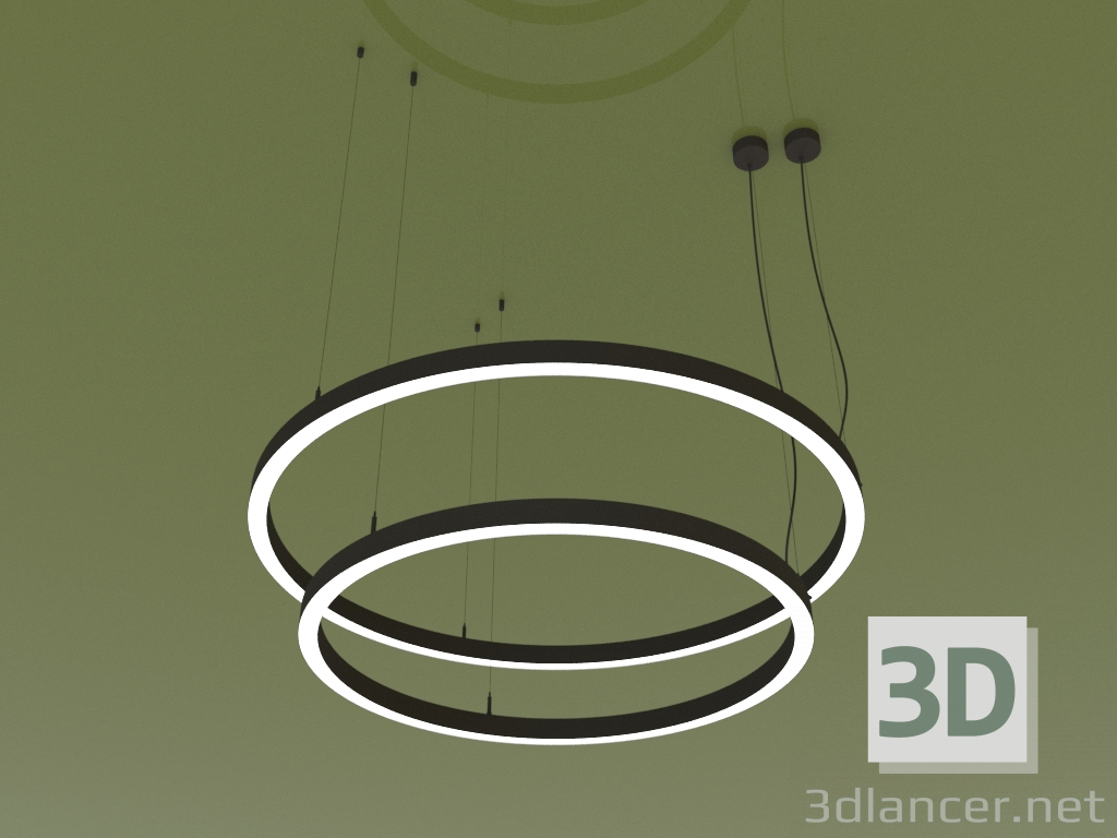 modello 3D Apparecchio RING DUO (D 1000 mm) - anteprima