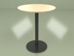 डाइनिंग टेबल सोल डी 600 मिमी (काला)