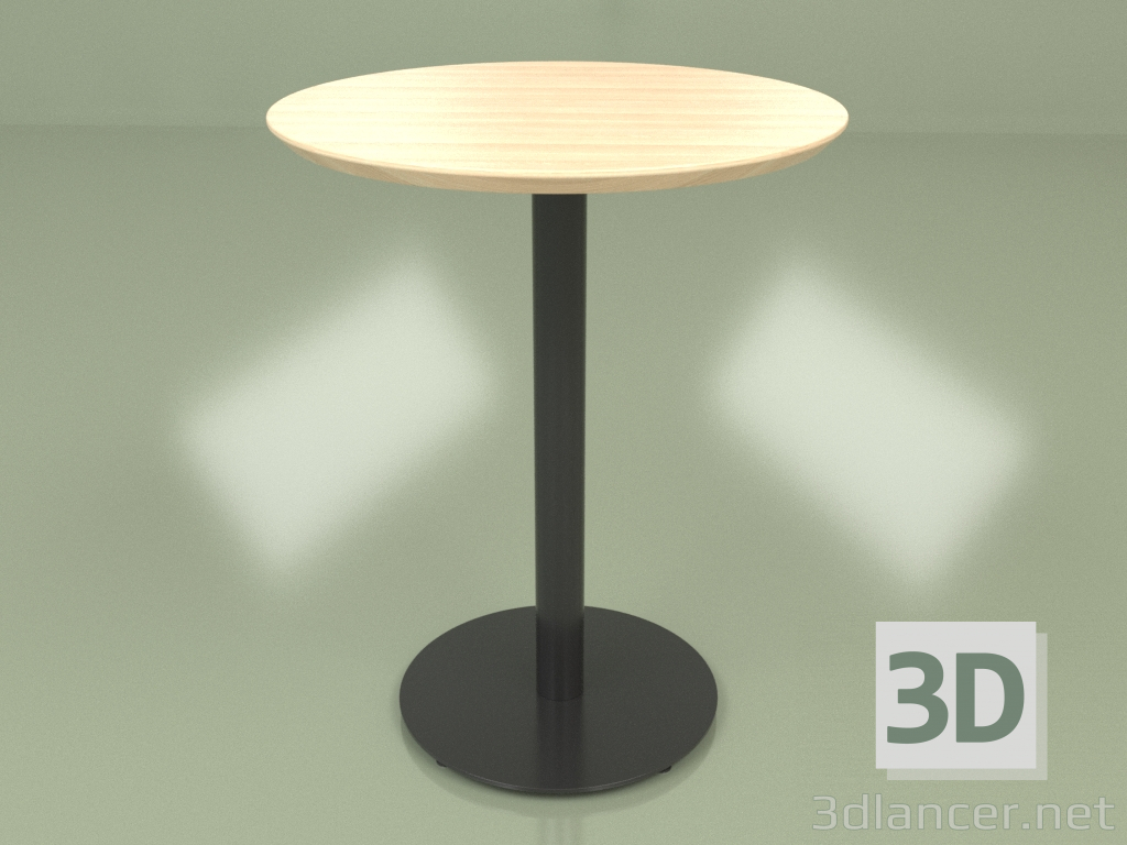 3D modeli Yemek masası Soul D 600 mm (siyah) - önizleme