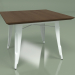 modèle 3D Table basse Petit Marais 60x60 (blanc, marron) - preview