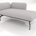 3d model Chaise longue with armrest 85 on the right (leather upholstery on the outside) - preview