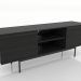 modello 3D OPEN 2 armadio 1500 mm (nero RAL 9005) - anteprima