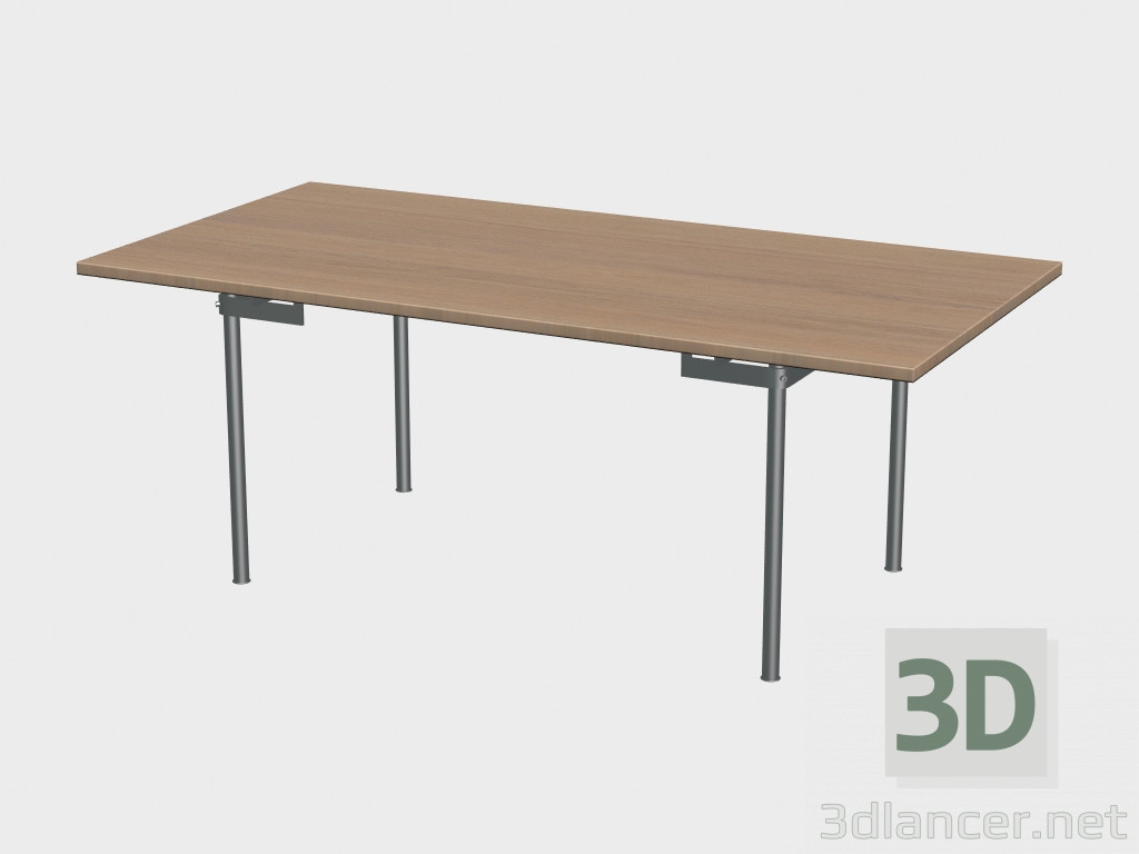 3 डी मॉडल डाइनिंग टेबल (ch318, 190) - पूर्वावलोकन