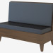 3d model Modern leather sofa New Kalina Settee - preview