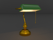 Banker table lamp
