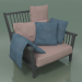 Modelo 3d Cadeira de sala de estar (01, cinza) - preview