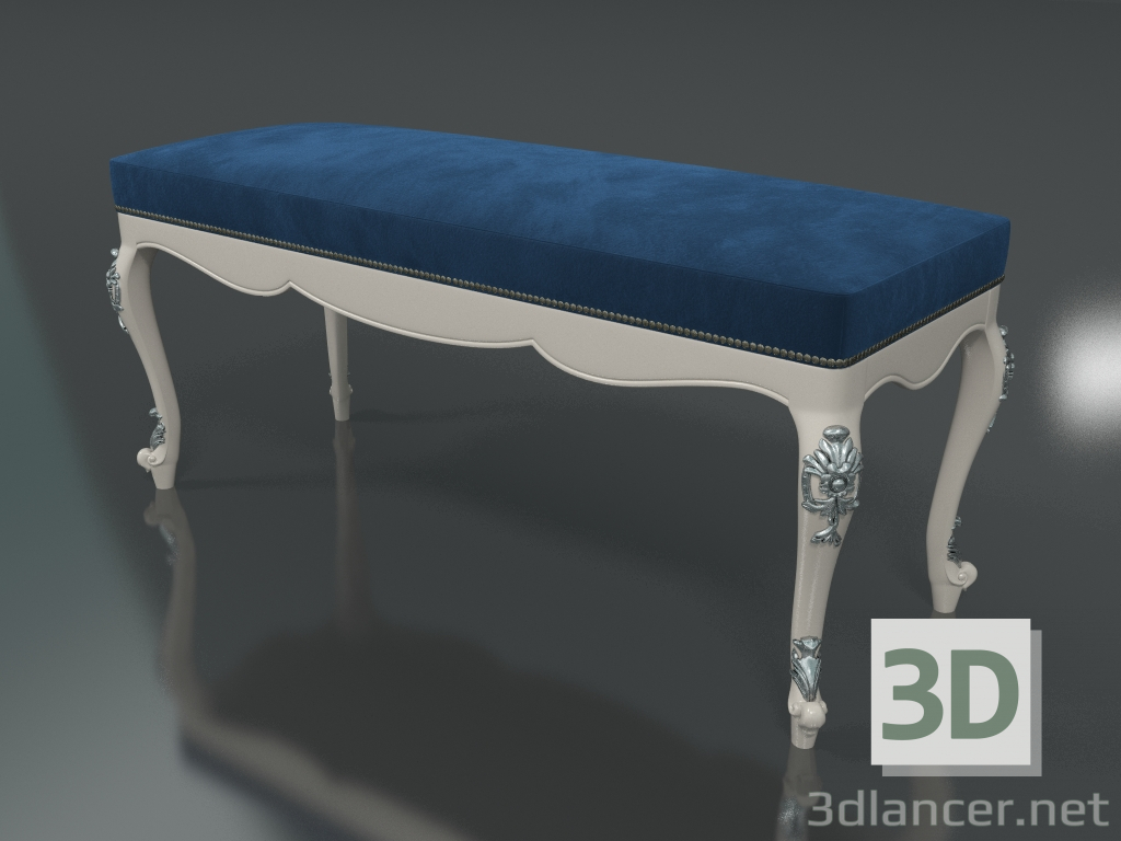 3d model Bedside bench (art.95010) - preview