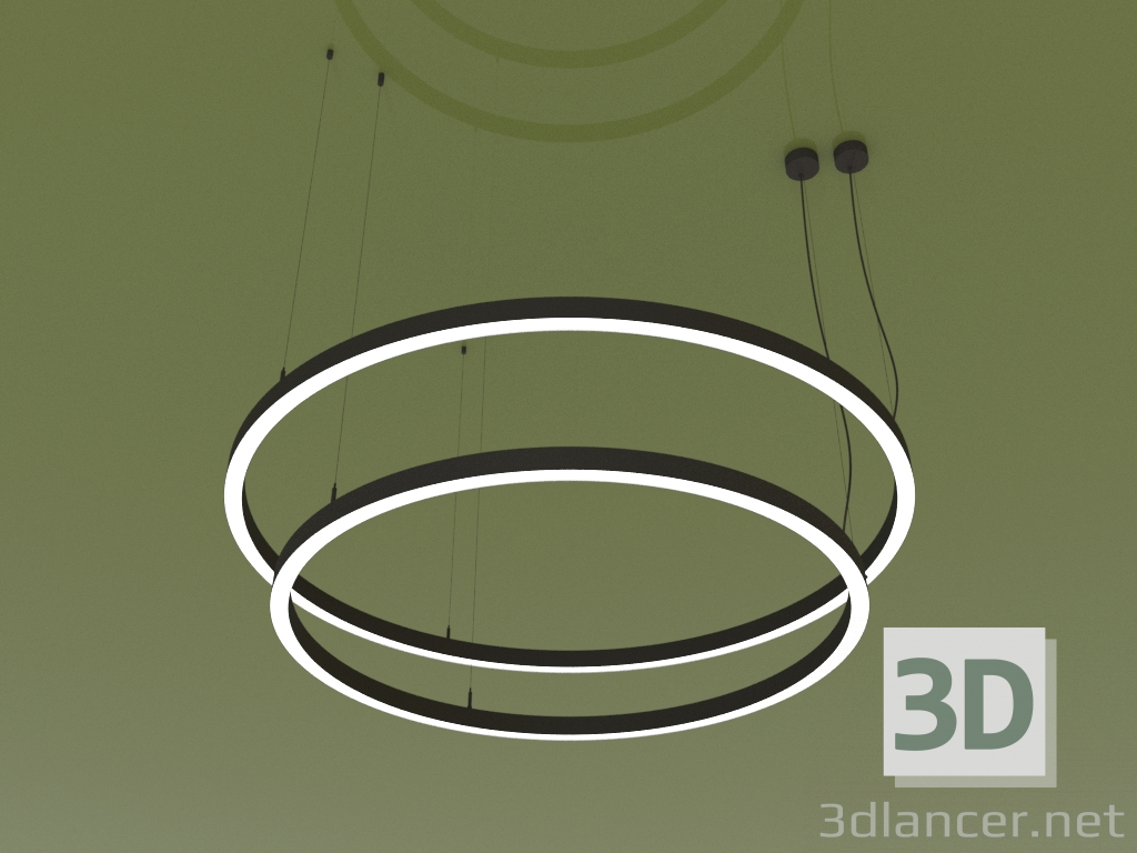 3D Modell Leuchte RING DUO (D 1200 mm) - Vorschau
