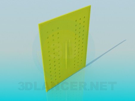 modelo 3D Puerta doble - escuchar modelo 3D Puerta doble - escuchar