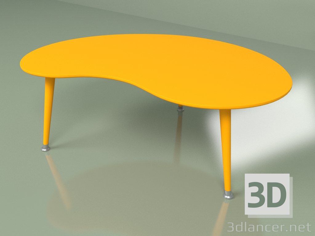 Modelo 3d Mesa de centro Rim monocromático (laranja) - preview