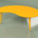 3d модель Журнальний стіл Нирка монохром (помаранчевий) – превью