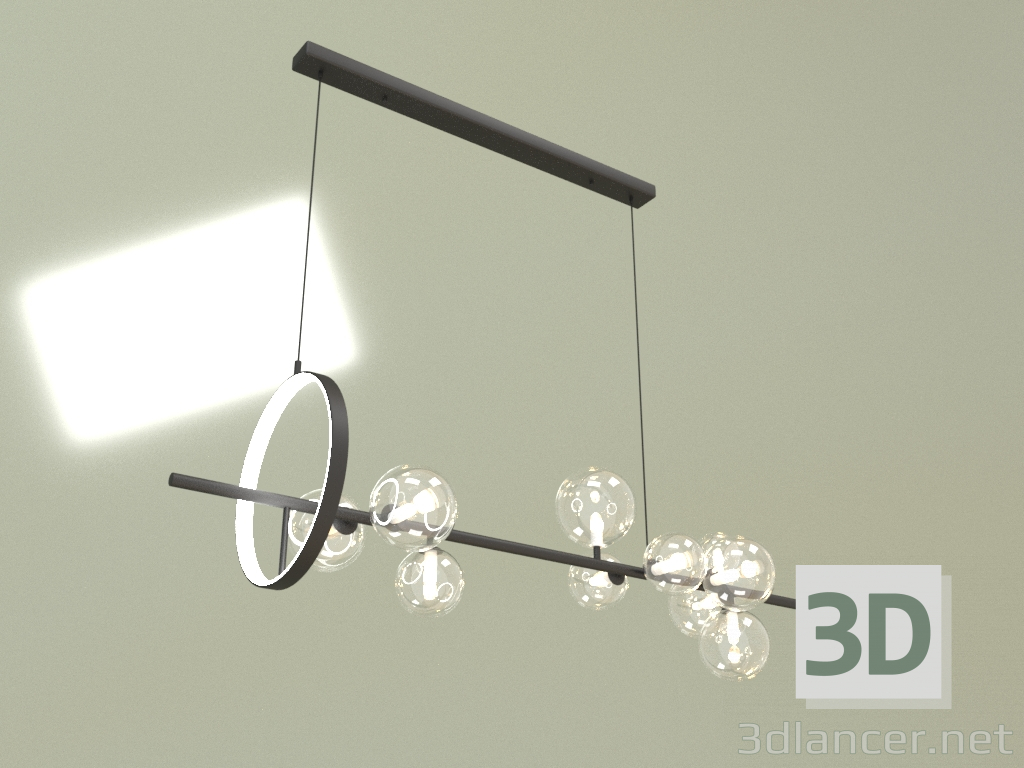 3D modeli Sarkıt lamba AXO L120 4000K BK 16035 - önizleme