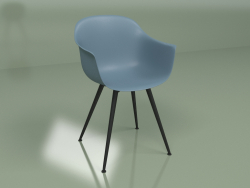 Cadeira Anat Poltrona 2.0 (azul, preta)