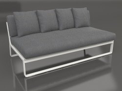 Modular sofa, section 4 (Agate gray)
