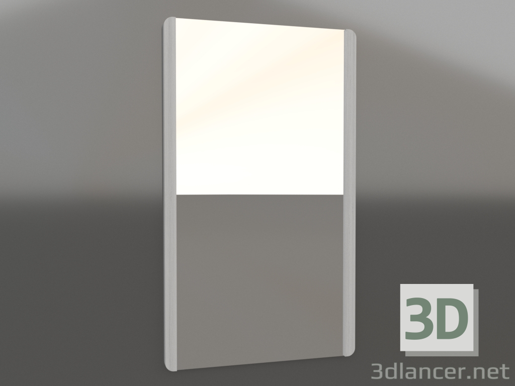 3d model Wall mirror 1200x700 mm (white RAL 9010) - preview